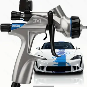 DEVIBISS DV1 B+ Basecoat Digital HVLP Plus Gravity Feed Spray Gun 1.3mm Tip CV1