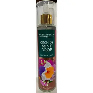 Orchids Mint Drop by Scena Bella fragrance mist for women 8.45 oz New