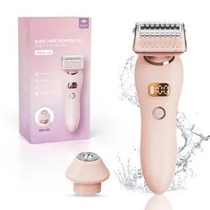 3 in 1 Electric Hair Trimmer Kit, 1 Set Rechargeable Detachable Bikini Hair Trimmer with Accessories, Wet & Dry Use Electric Trimmer for Women