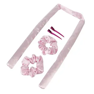 Heatless Curling Rod Headband Curls Silk Curler Hair Roller Soft Wave Formers