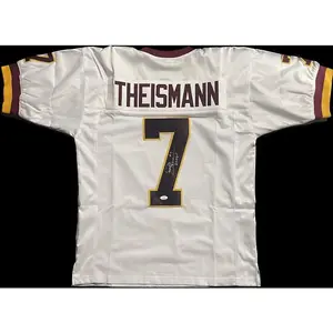 Joe Theismann Auto Custom Jersey Washington JSA COA Redskins Commanders