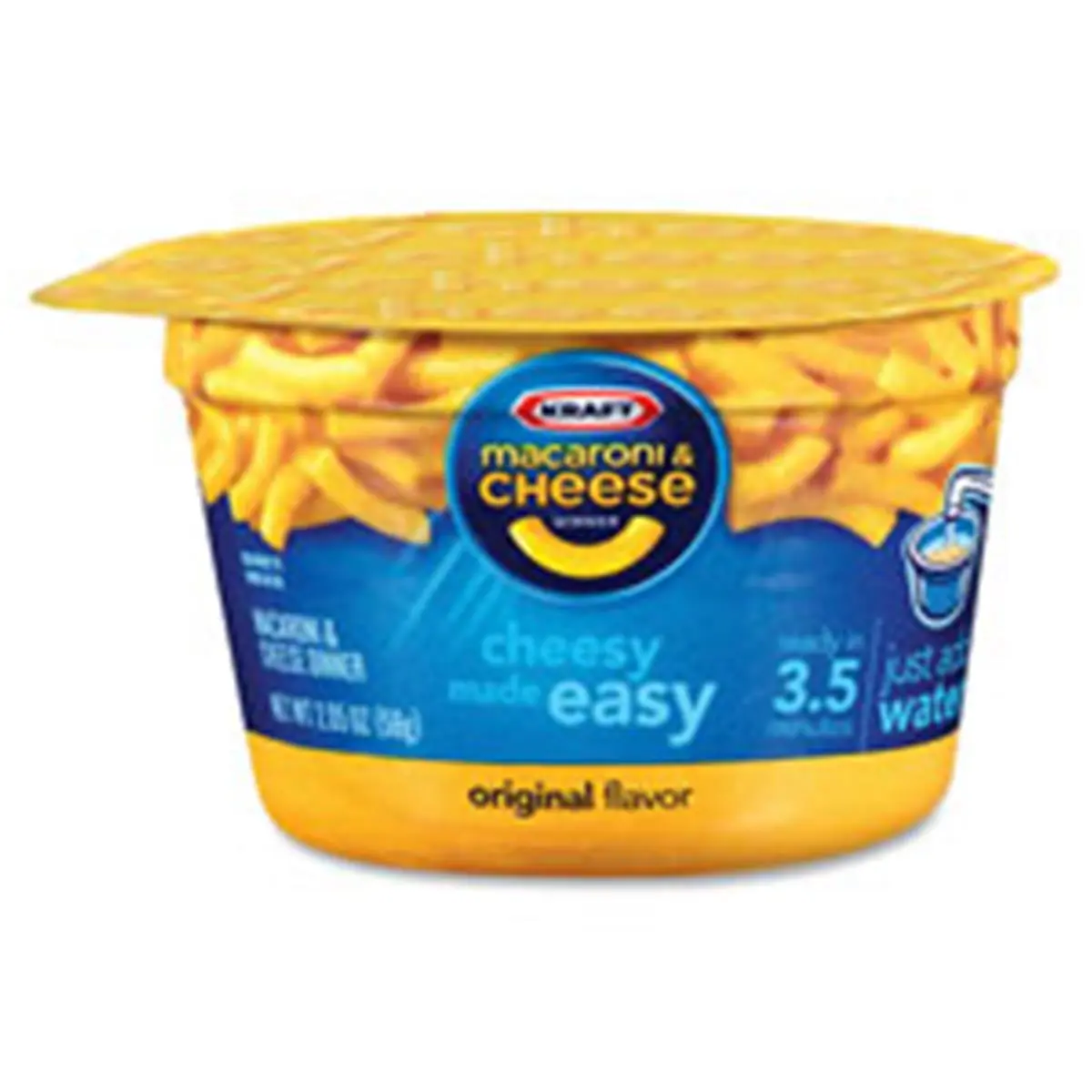 212 MAIN Kraft Foods KRF10870 EasyMac Microwave Cup - Original Flavor - 2.05 oz - 10-CT Disposable Cups, Quick Dinner Ideas