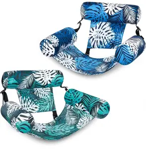 Inflatable Pool Floats Adult, 1 Pack Floating Lounge Chairs , Blow up Pool Noodles for Adult Heavy Duty, Floating Chair for Party Summer Water Beach Lake Fun   Mother's Day Gift&April Stock Up Summervibes