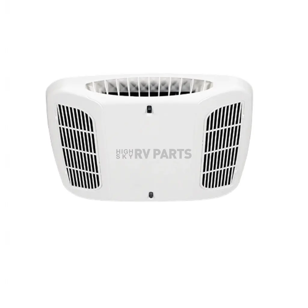 Coleman RVP 94304553 Low Profile 12V AC Only Air Conditioner Ceiling Assembly, Euro Styling, Easy Tool-Free Access for Wall Thermostat