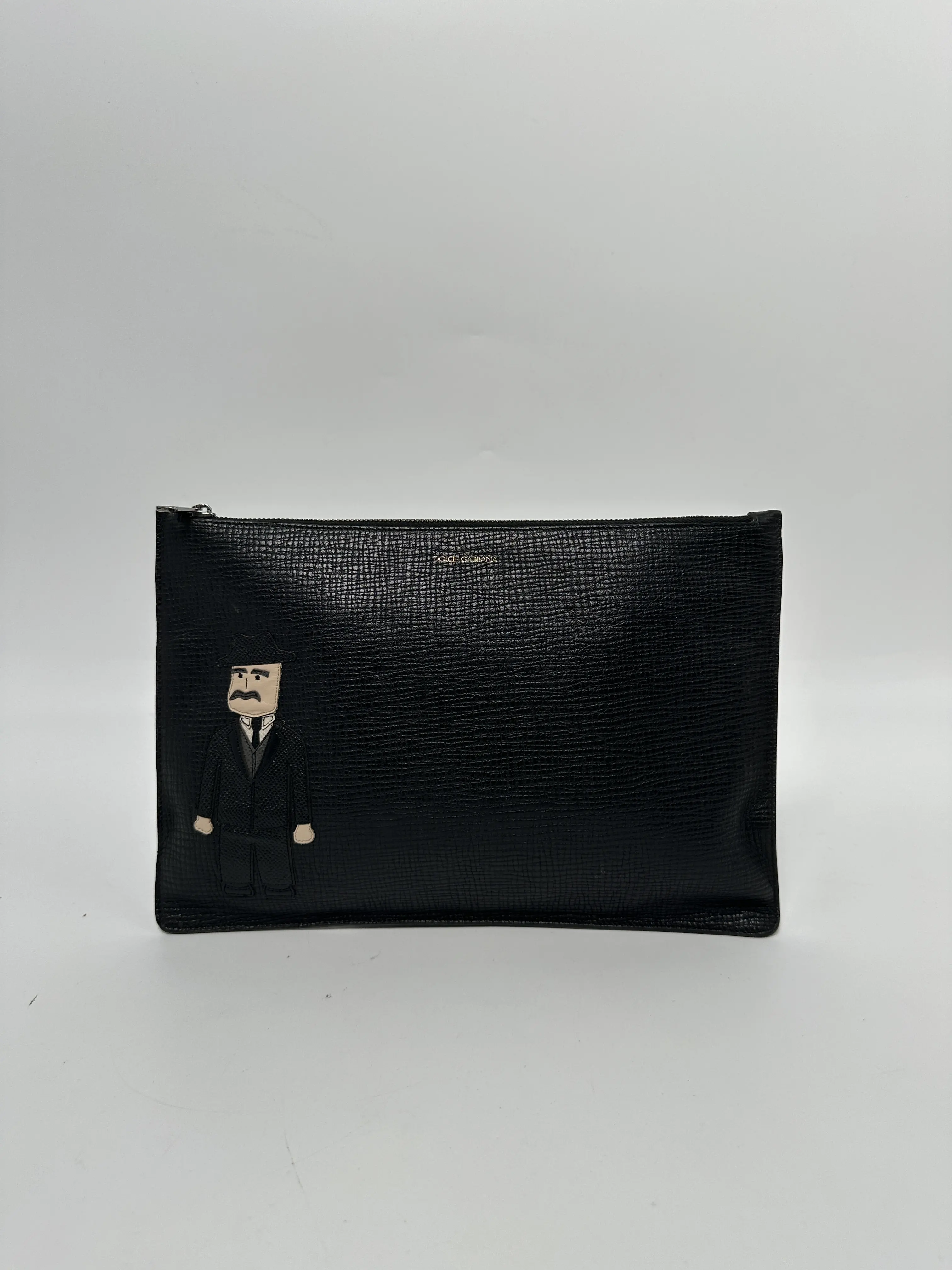 Pre-owned DOLCE & GABBANA leather Clutches & Wristlets DG Family Domenico Clutch JD425DG