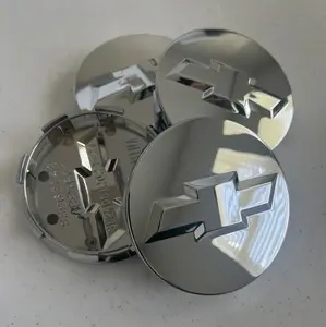 4 Gloss Chrome Wheel Center Caps 83 mm For Chevy Silverado Suburban Tahoe