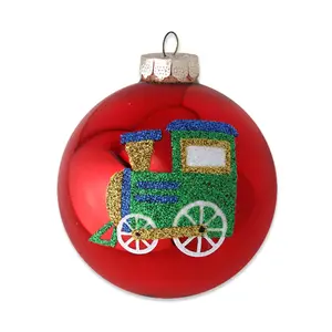 Shiny Red Train Round