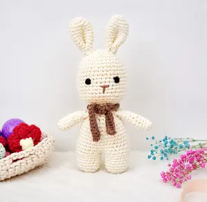 Clover the Bunny homemade croquet doll
