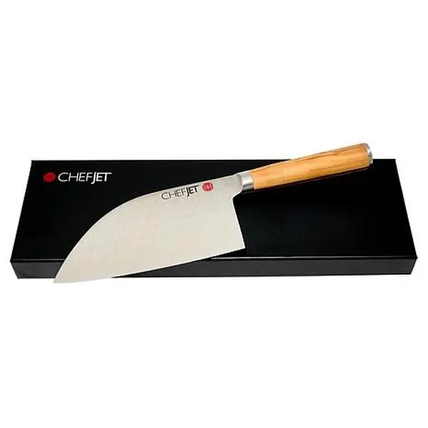 Chef Jet Jet Tila 7 Laser Etched Full Tang Cleaver