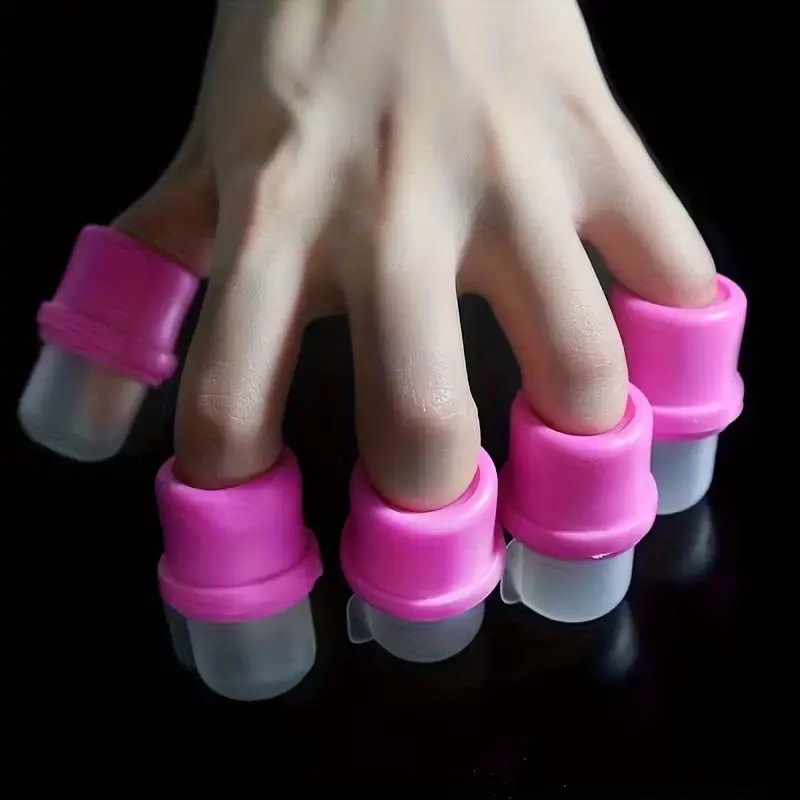 10pcs Fingernail Polish Remover Set, Professional Nail Care Tools Kit, Nail Products, Easy Application & Removal, Essential Manicure Accessories, Manicure Pedicure Remover