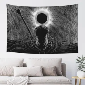 Anime Berserk Tapestry for Living Room Bedroom Dormitory Decoration, 60x40 Inch Gift Wall