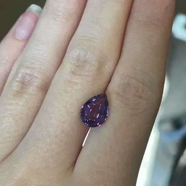 10x7mm Pear Shaped Natural Amethyst Lots of 10