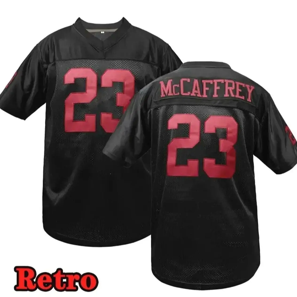Men's 49Retro Football jersey, Sports Tops, Purdy #13 #23 Embroidered San Francisco Jersey, short sleeved V-neck polyester fabric, quick drying and breathable, suitable for all seasons, casual, training and street style rugby enthusiasts
