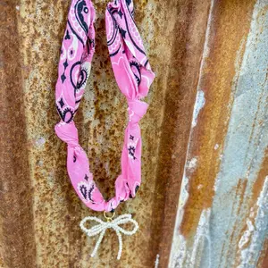 Bow Scarf Necklace