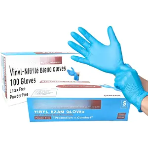 3-Use Vinyl- Blend Gloves, 6mil, 100Ct - Durable, Latex-Free, Comfortable -  Prep, Household