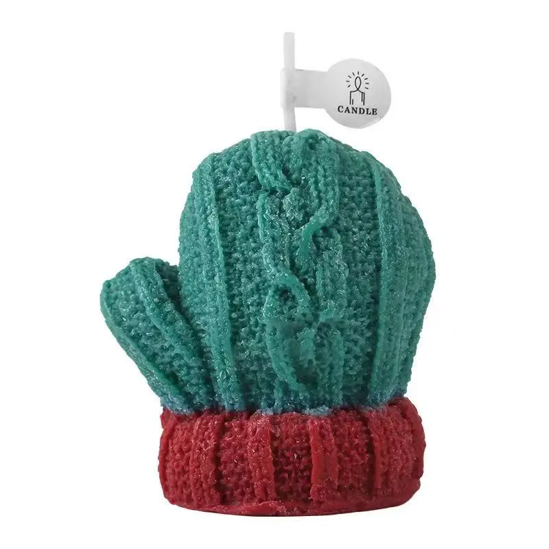 Christmas Candles Scented Candles Knit Glove-Shaped Candles Home Decor Gifts The Most Unique Christmas Gift Christmas Eve Party Bedroom Decor Table Top Display ideal love wick family