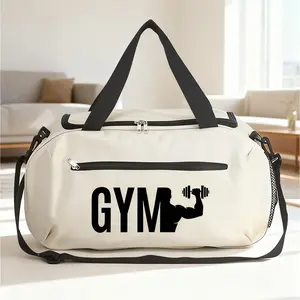 Large Capacity Gym Bag, Lightweight Sports Travel Backpack, Durable Oxford Fabric, Ideal for Yoga & Fitness Training