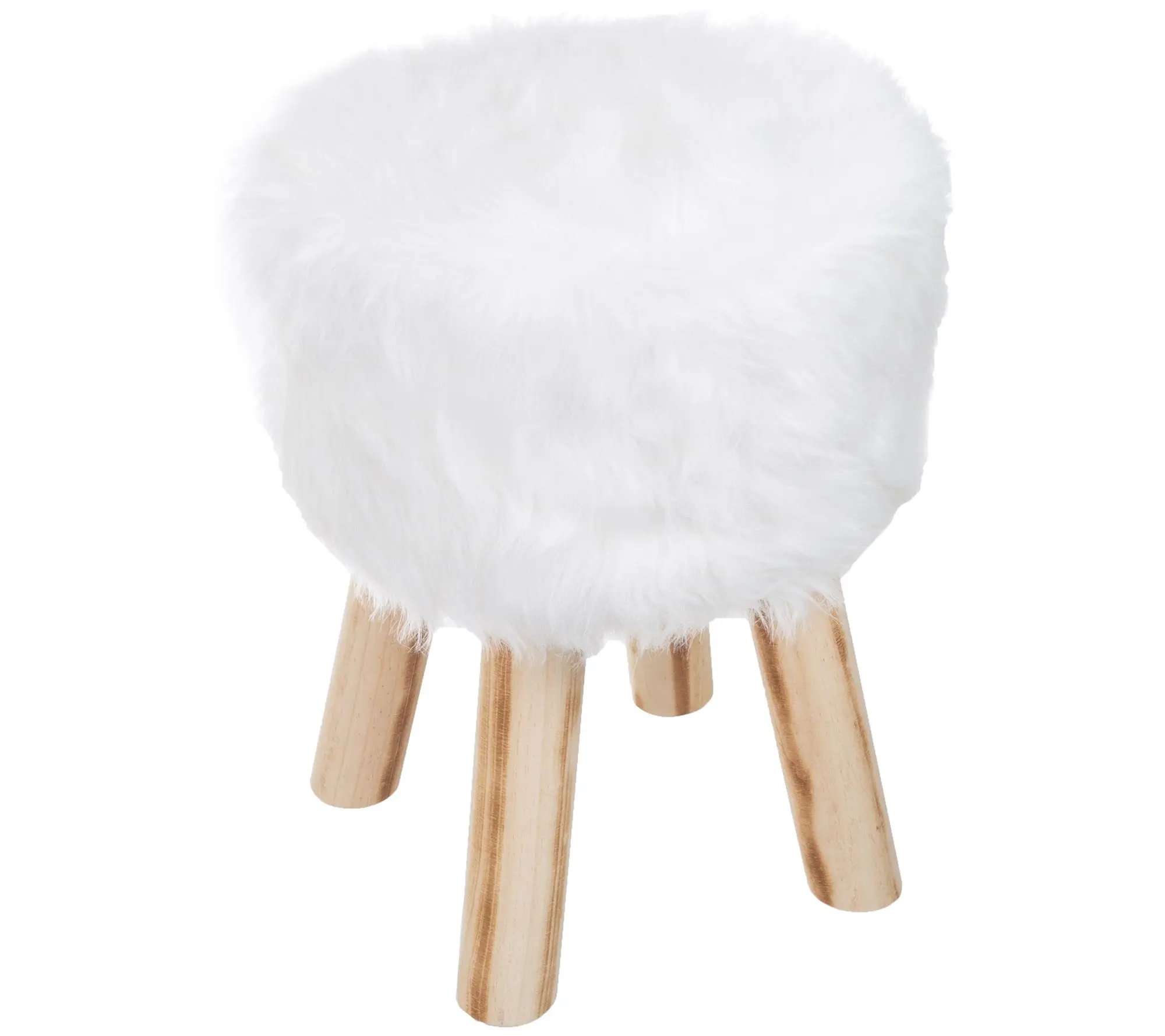 Lavish Home Ottoman Round Footrest, Vanity Chair, Accent Stool Lavish Home Ottoman Round Footrest, Vanity Chair, Accent Stool