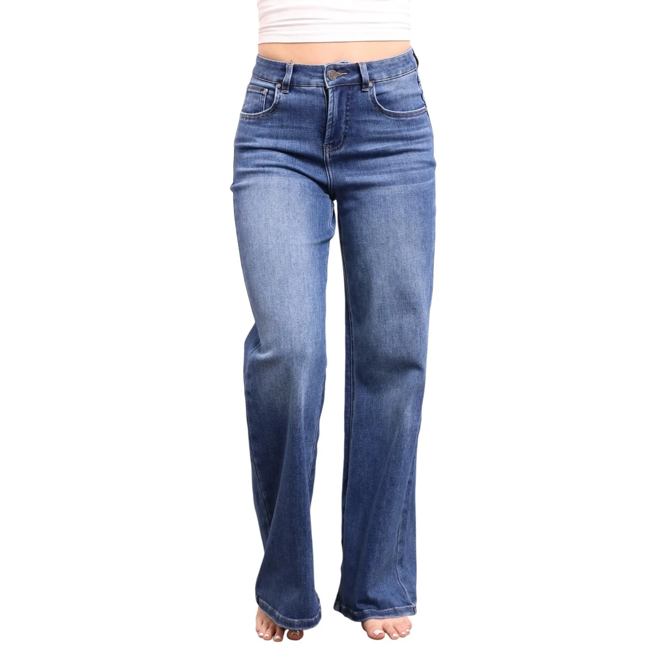 The Shelby High-Rise Wide Leg Tummy Control Jeans- Three Inseams *FINAL SALE*