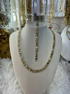 Gold plated xoxo set