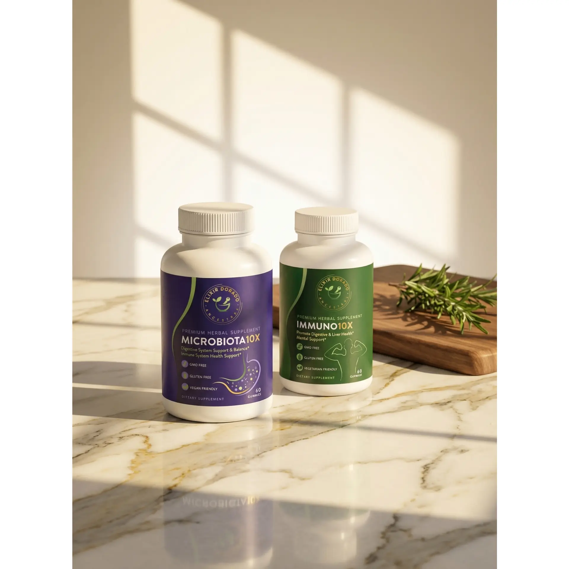 Immuno 10X + Microbiota 10X — 1 Month Bundle