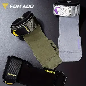 Adjustable Palm Fitness Wristbands, Lifting Wrist Straps, Anti-Twist, Weightlifting and Push-Ups Support, Durable Polyester Fiber, with Safety Belt, Adult Gym Accessories