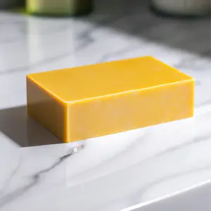 Turmeric & Honey Goat Milk Soap - Yellow Soap with Antibacterial Properties for Body Care and Cleansing