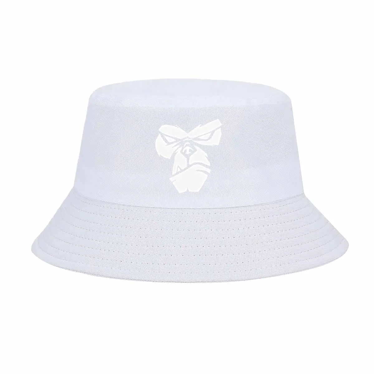 Angry Gorilla Head Graphic Decal Sicker Hip-hop Hat Outdoor Adjustable Casual Hat Sports and leisure outdoor fisherman hat
