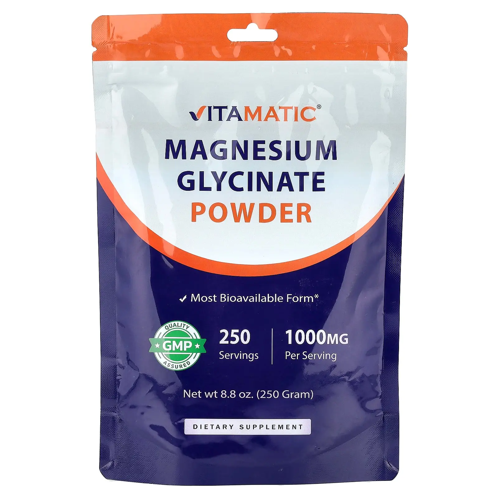 Vitamatic Magnesium Glycinate Powder, 8.8 oz (250 g) Vitamatic Magnesium Glycinate Powder, 8.8 oz (250 g)