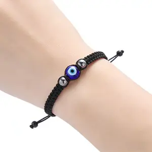 Viral Turkish Evil Eye Protection Bracelet, Hand-Braided  String Lucky Jewelry, Minimalist Unisex Fashion Accessory,Hand-beaded  Ideal Gift for Her & Him