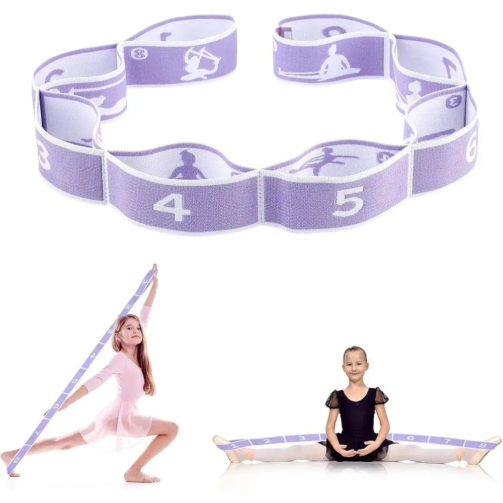 Multipurpose Yoga Stretch Band, 1 Count Elastic Yoga Stretch Band, Fitness Equipment for Physical Therapy, Pilates, Yoga, Dance, Gymnastics