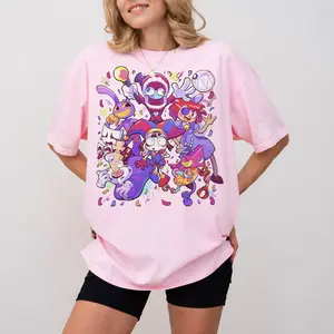 The Amazing Circus Shirt, TADC Fan Gift, Circus Characters Shirts, Circus Theme Sweatshirt Hoodie, Anime Gift Birthday for Boy Girl