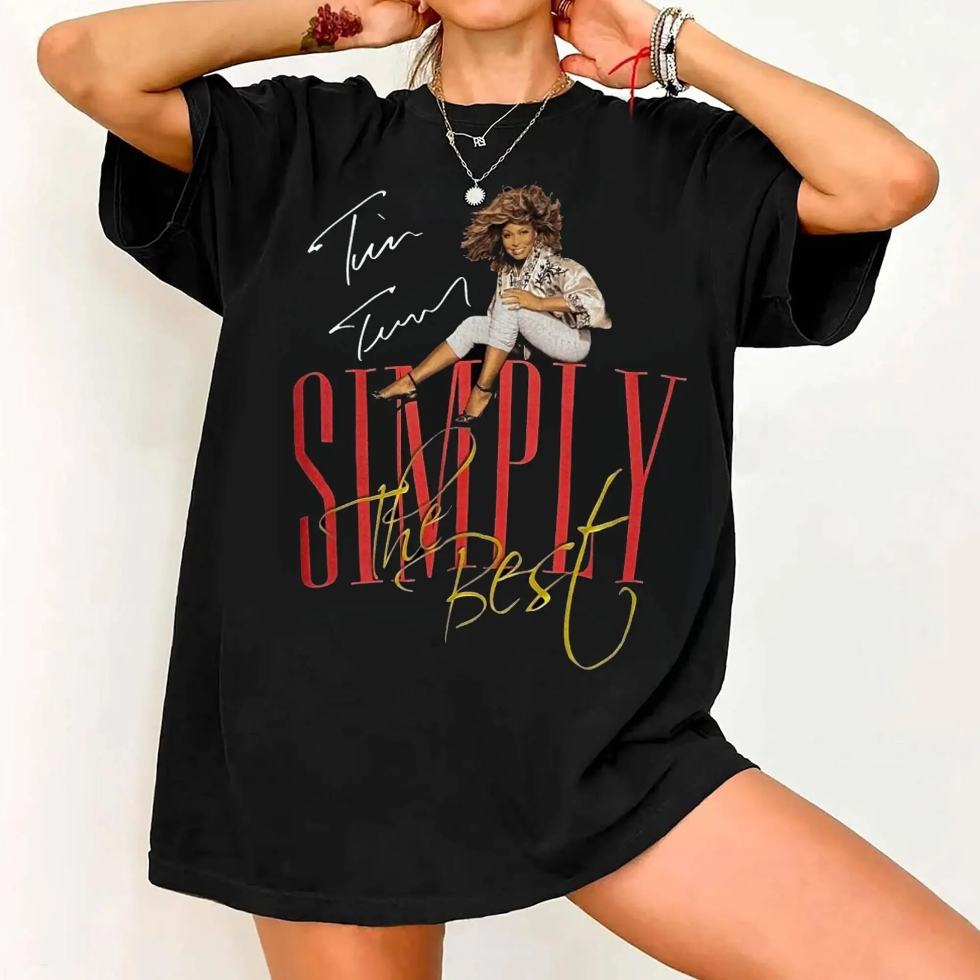 Tina Turner Inspired Graphic T-Shirt – Vintage Music Tee for True Fans – HGB16707