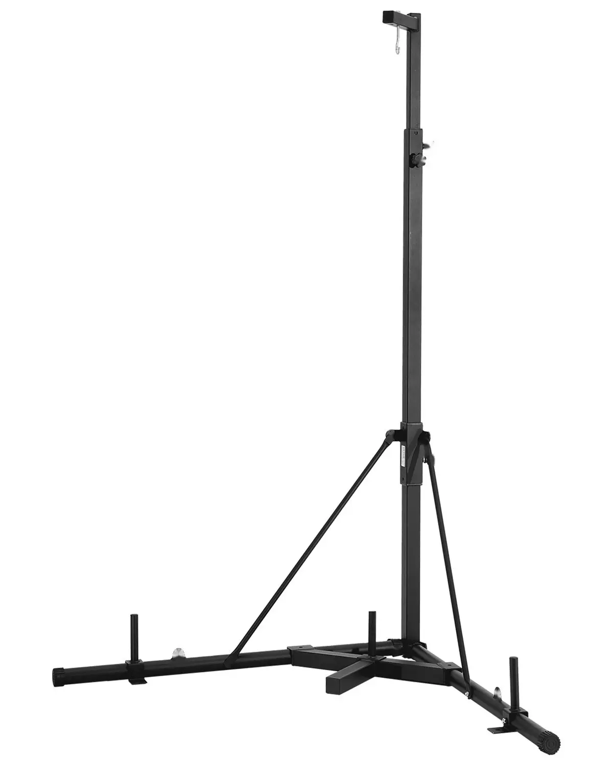 Heavy Duty Punching Bag Frame Boxing Fitness Stand, Steel Construction, Adjustable Height, Free-Standing Home Gym Equipment for Training, Boxing, Kickboxing, MMA, Cardio Workouts and Durable Long-Lasting Use