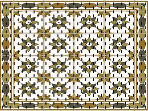 Designer Skadis Pegboards - Spanish Tile designs