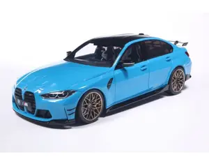 2024 BMW M3 Performance Parts Daytona Beach Blue Diecast 1:18 Scale Model - Solido S1814303