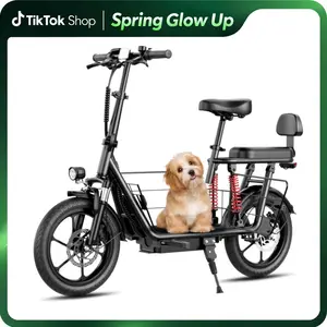 WINDHORSE C3 MAX Folding Electric Commuter Scooter with Seat for Two Adults, 819W Peak, 16” Tire, 40 Miles Max Range, 20 MPH, Dual Suspension, 3 Gear Speed, Adjustable E Scooter with Seat and Basket for Commuting, 330lbs Load