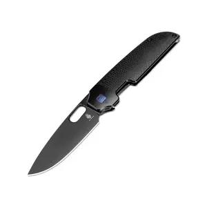 Kizer S35VN Black Titanium with Blue Stud Ki3637A2