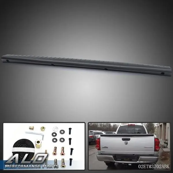 Fit For 02-08 Dodge Ram 1500 2500 3500 Tailgate Cover Cap Molding Panel Black
