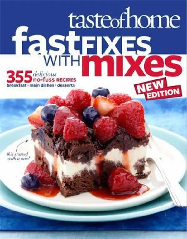 USED Book - Taste of Home Fast Fixes with Mixes New Edition: 314 Delicious No-Fuss Recipes by Taste of Home (Paperback) - english