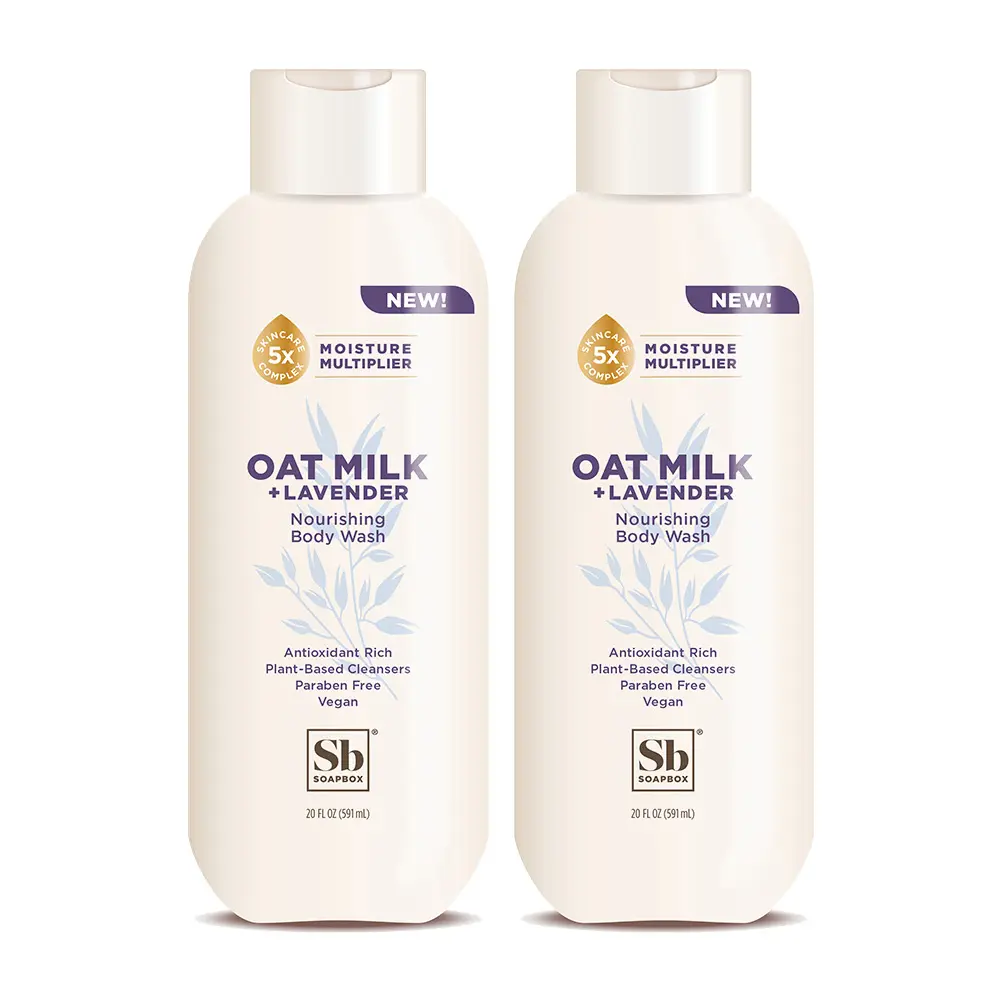 Oat Milk + Lavender Nourishing Body Wash 2-Pack
