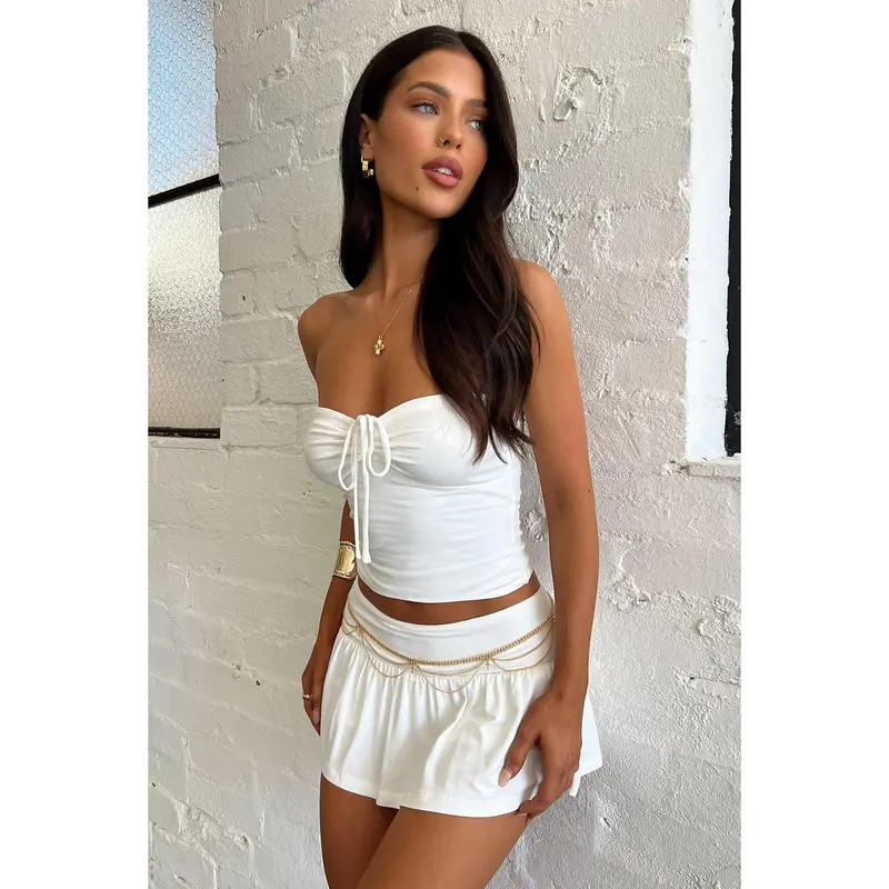 【BELPER】cotton boil bolero - off-white All The Stars Bolero Off White | White Fox Boutique US
