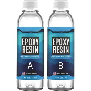 Epoxy  for  Clear Casting & Coating  16 oz Kit  Bubble Free, Non-Yellowing, Two P, Self-Leveling     for Tumblers, , Molds, Table Top, & Crafts