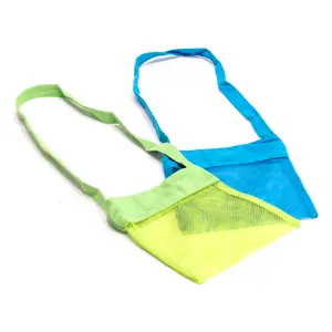 VOS 11.4 x 13.7 inch Breathable Sea Shell Bags Travel Totes Toy Bags for Adults Teens Kids 2 Pack