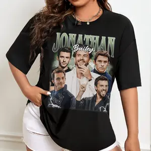 Jonathan Bailey Vintage T-Shirt,  Lord Anthony, Fiyero Bailey Wicked Shirt, John Prince, Gift For Movies Lovers, Fabric Cotton Sweatshirts Hoodie