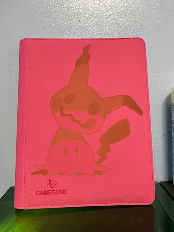 LASER ENGRAVED MIMIKYU BINDER!!! Trading Card Album - TikTok Shop LASER ENGRAVED MIMIKYU BINDER!!! Trading Card Album - TikTok Shop