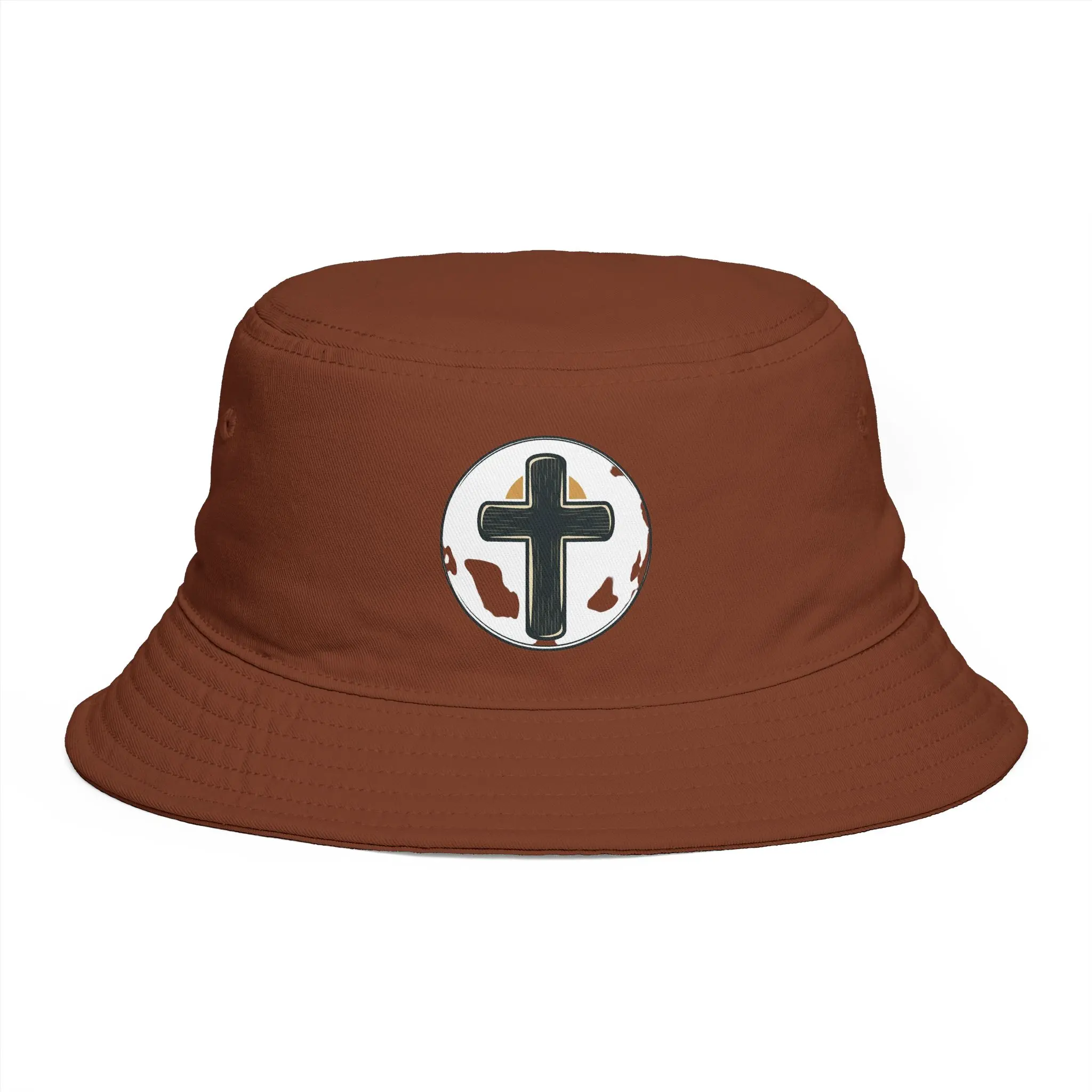 Cross Emblem Bucket Hat | Christian Faith