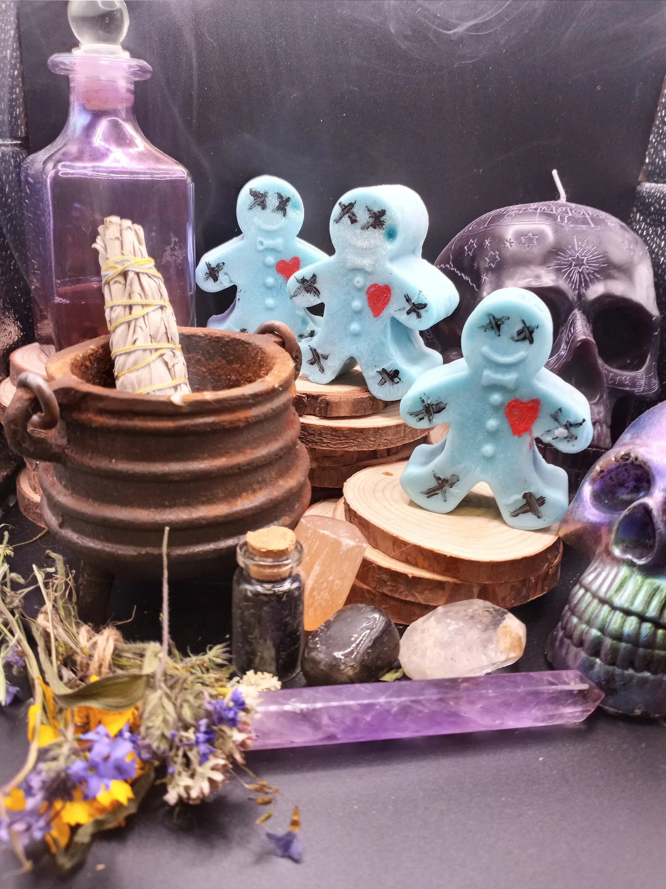 Voodoo Doll Wax Melt Scented in Frost Queen Candle Ornaments Decor Fragrance Prop Freshener Perfume Decoration