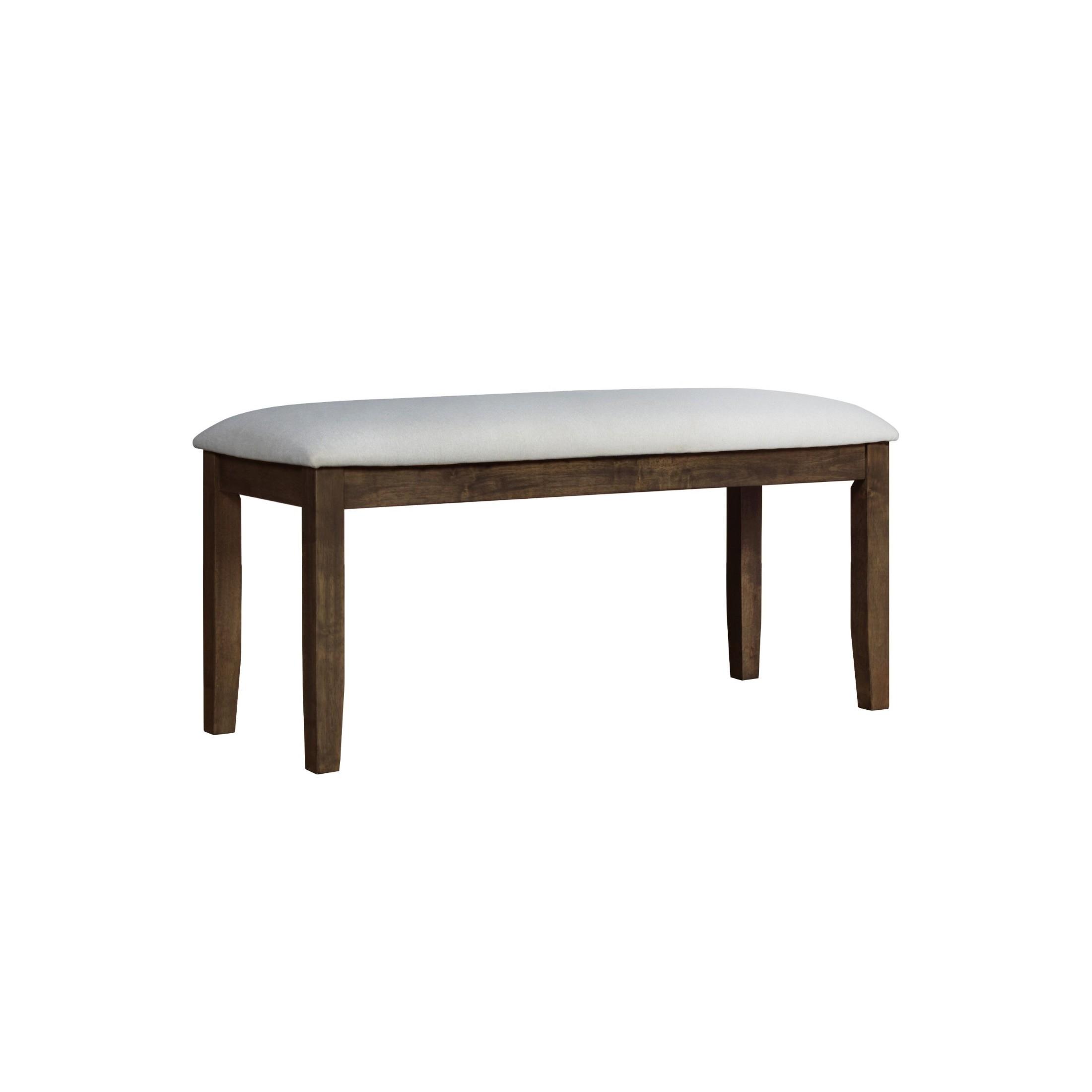 Favorer Vinita 6-Piece Dining Set with Rectangular Table, Cross Back Chairs, and Bench