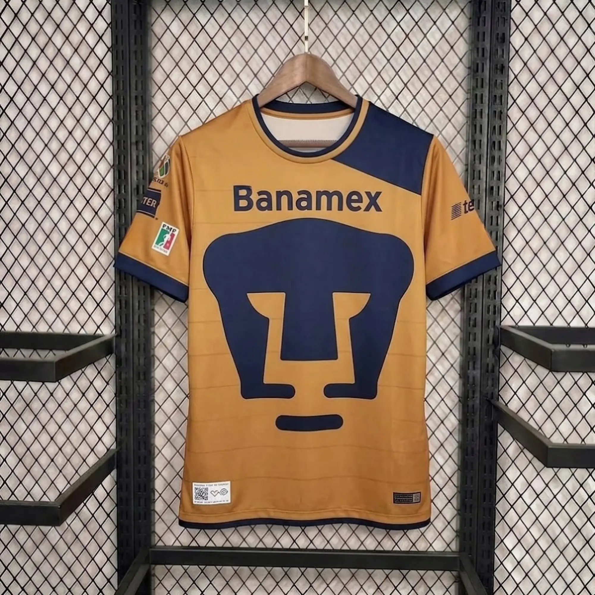 Pumas UNAM 2012-13 Home Soccer Jersey - Full Print Logo